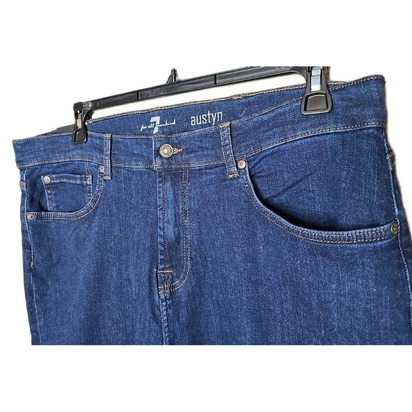 7 For All Mankind NWT Men's Austyn Relaxed Straight Leg Denim Jeans 32 New t22 - Picture 3 of 5